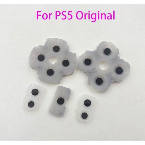 100sets Original For Playstation 5 Rubber Conductive Button Pads For Dualsense PS5 Controller Silicone Pads