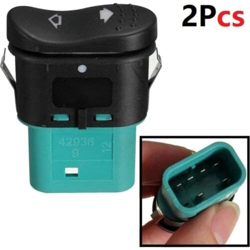 2PCS Car Electric Door Window Rocker Switch Front Left & Right For Ford Transit MK7 2006-2013 1383293