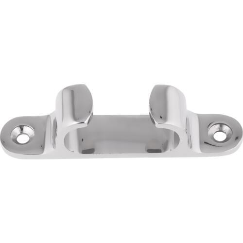 2 Pcs Stainless Steel Line Straight Fairlead Bow Chock Marine Cleat Sailing