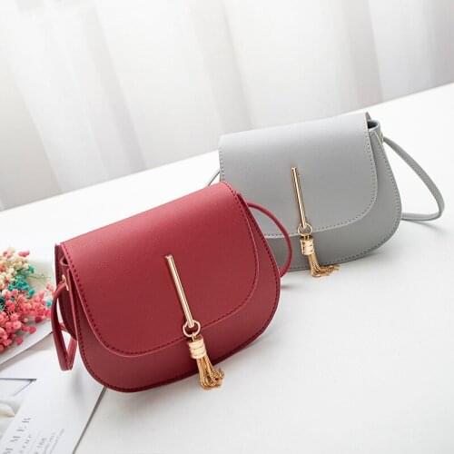 2021 Popular PU Leather Ladies Messenger Shoulder Bags Female Pure Color Small Square Clutch Mini Card Cash Coin Purses Handbags