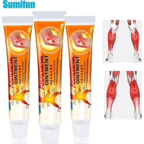 3pcs/lot Sumifun Counterpain Analgesic Ointment Joint Arthritis Pain Relief Cream Muscle Ache Sports Injury Sprain Massage
