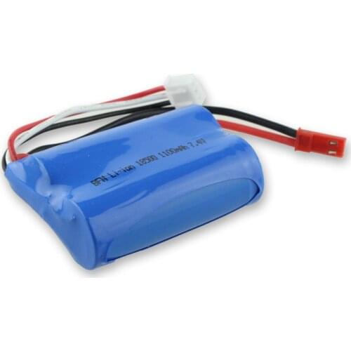 7.4V 1100mAh Li-Po Helicopter Battery for UDI U12 Huanqi HQ827B QS8004 MJX T34 T10 T11 Syma S031G Spare Part Replacement