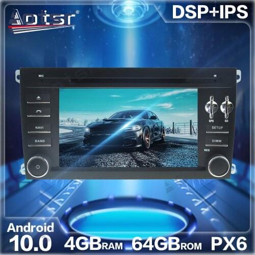 Aotsr Android 10.0 4+64G Car Radio GPS Navigation DSP For Porsche Cayenne 2003-2010 Car Auto Stereo Video Multimedia DVD Player