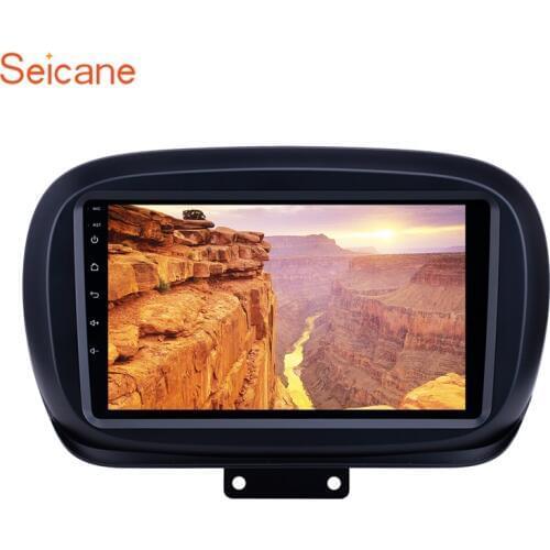 Seicane 9" Car Carplay Android 10.0 GPS car radio for Fiat 500X 2014-2019 WIFI Bluetooth HD Touchscreen support TPMS DVR Mirror