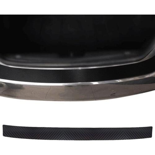 Carbon Fiber Car Rear Bumper Dustproof Scuff 4D Sticker For Peugeot 206 207 308 408 508 3008 CITROEN C5