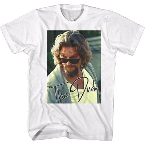 Big Lebowski The Dude Photo Mens T-Shirt Jeff Bridges OFFICIAL