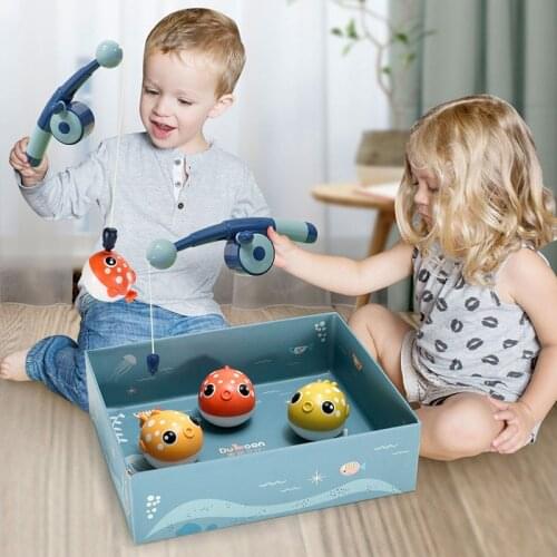 Children Magnetic Fishing Outdoor Toys Early Education Enlightenment Parent Child Interactive Games Tumbler Toys Gift