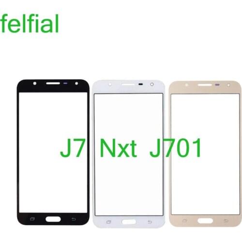 For Samsung Galaxy J7 Core 2017 J7 Nxt J7 Neo J701 Touch Screen Front Panel Glass Lens Front Outer LCD Glass Replacement