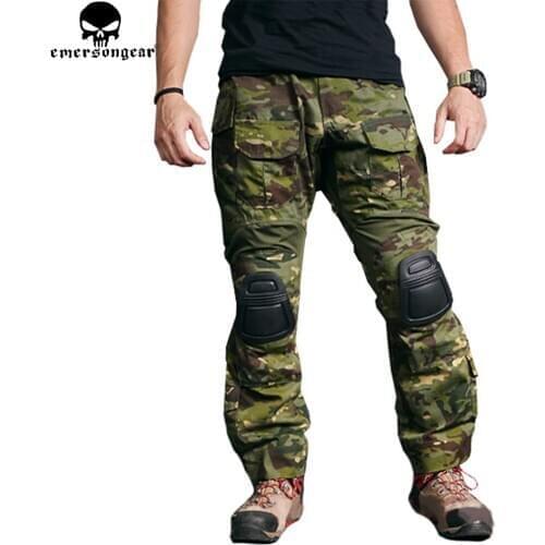 EMERSONGEAR Combat Pants Military Hunting Tactical Pants with Knee Pads Multicam Tropic Airsoft Tactical Paintball Trousers