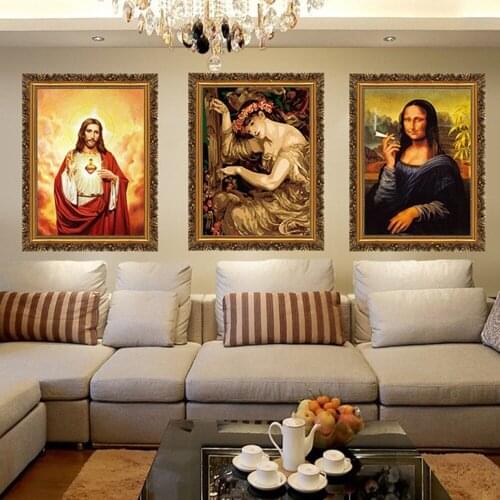 Jesus Christ HD Spray Portrait Canvas Painting Christ Auditorium Church Wall Art Pictures Faith Believers Home Decor Posters