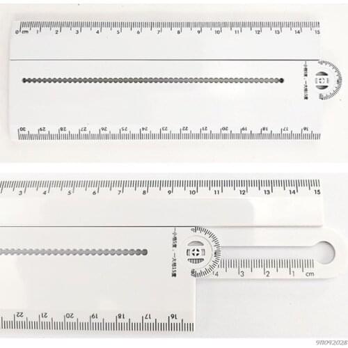 Compass Metal Multifunctional Drawing Circle Tool Ruler Painting Professional DIY Protractor School Office Portable 21wholesales