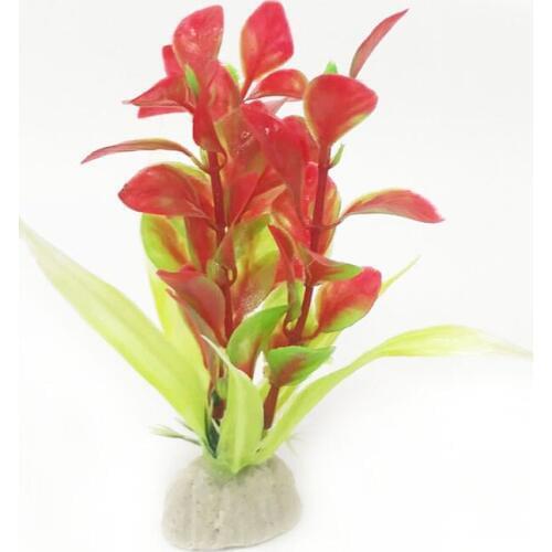 Red Simulated Aquarium Plants Ornaments Aquarium Fish Tank Plant UnderWater Grass Decor Aquarium Decoration