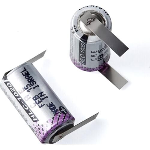 2PCS New HLC-1020 Tracking Automotive Industrial Automation Battery 3.6V Lithium Rechargeable Battery for TADIRAN Made in Israel