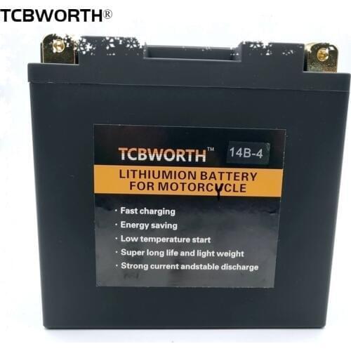 14B-4 12V LiFePO4 lithium iron motorcycle starter battery BMS Voltage Protection Start battery Storage Bateria for suzuki motor