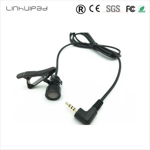 Linhuipad metal Microphone Mic 2.5mm For Car Vehicle Stereo Radio GPS DVD Bluetooth Enabled Head Unit
