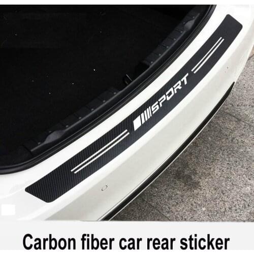 Carbon fiber SPORT car bumper sticker Auto for Mercedes Benz AMG w117 cla45 w205 c63 w212 e63 w207 w176 a45 x156 gla45 Styling