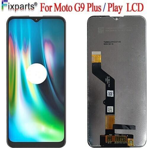 Original New Tested 6.5" For Motorola Moto G9 Play Lcd Screen Display Touch Digitizer Assembly For Moto G9 Plus LCD For G9 Power