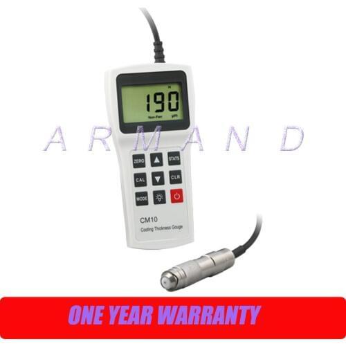 Digital Coating Thickness Gauge CM10N 0-2000um Eddy Current Portable Thickness Meter