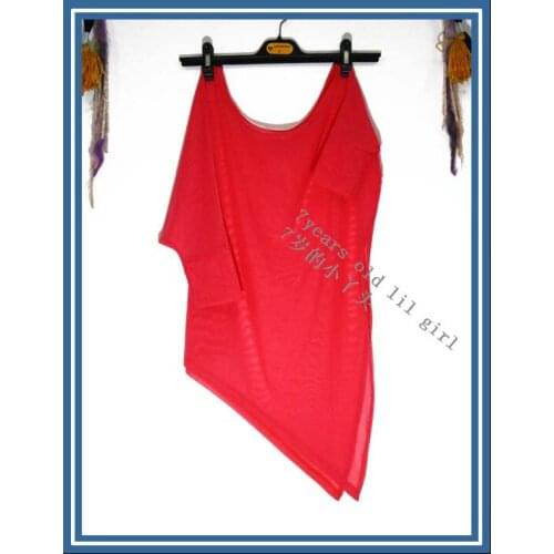 Transparent Thin Belly Dance Bat Sleeve Top CUF7