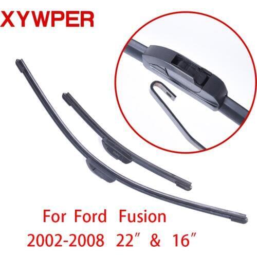 Windshield Wiper Blades for Ford Fusion 2002 2003 2004 2005 2006 2007 2008 22"&16" Car Accessories Soft Rubber