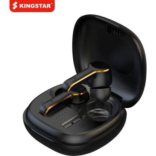 KINGSTAR TWS Mini Earphone Wireless Bluetooth Headset In-Ear Earbuds Bass Stereo Sports Noise Cancelling Headphones with Mic