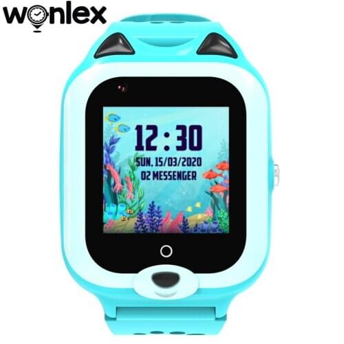 Wonlex KT22 Smart Watch Child Camera Clock Big-Battery GPS-WIFI Tracker Video 4G Kids Waterproof Baby SOS Anti-Lost Cute Watches