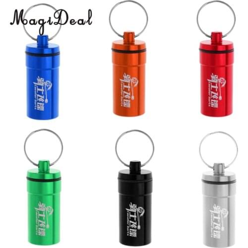 Pack 6 Portable Dart Flights Savers Protectors Soft Tips Points Accessories Storage Box Supplies Case Holder w Key Ring Keychain