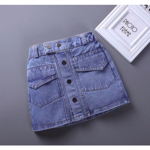 Girls Skirts for Kids Toddler Girl Winter Clothes Fashion New Toddler Girl Tutu Skirts Kids Denim Skirt Little Girl Clothes 4-9Y