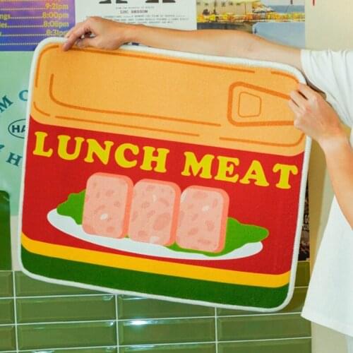 Funny Can Food Rug Soft Fluffy Colorful Bedroom Carpet Area Floor Pad Mat Lovely Cartoon Doormat Aesthetic Home Room Decor