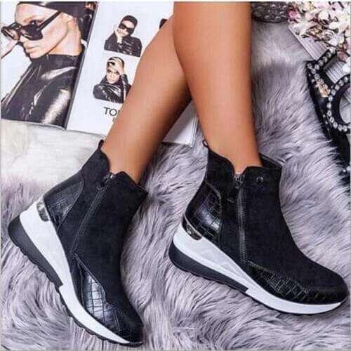 2020 Women Casual Shoes Breathable Female Fashion Sneakers Large Size Increased Womens Shoes Air Cushion Mesh Sneakers