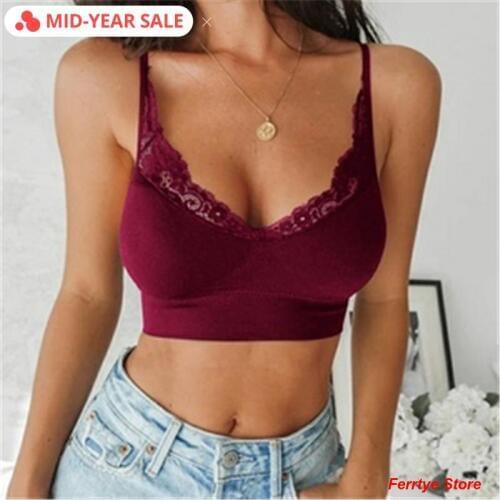 Women Fitness Lace Sports Bra Seamless Running Jogging Gym 2020 New Bra Bustier Mesh Underwear Push Up Seamless Top Bras