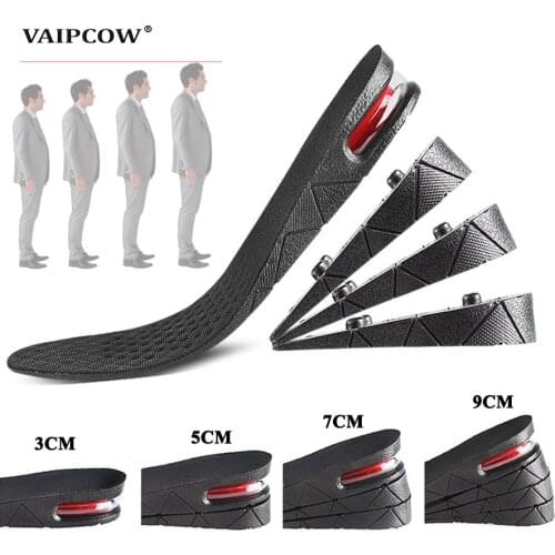 1.5-9cm Invisible Height Increase Insole Cushion Height Lift Adjustable Cut Shoe Heel Insert Taller Support Absorbant Foot Pad