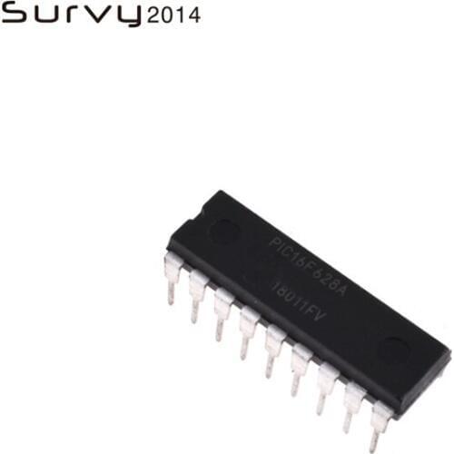 1 PCS PIC16F628A-I/P DIP-18 PIC16F628A PIC16F628 16F628 Flash-Based, 8-Bit CMOS Microcontrollers diy
