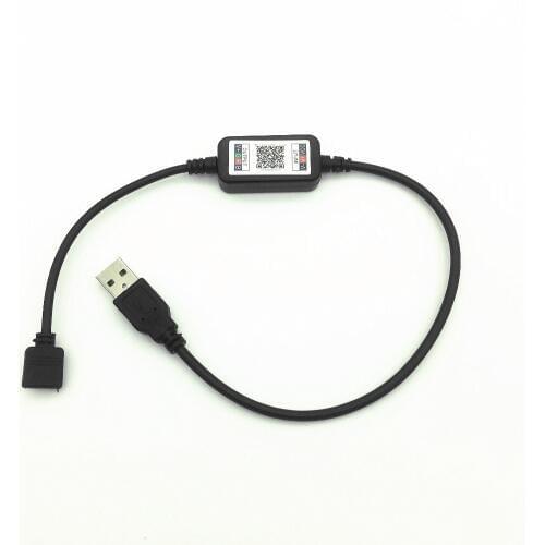 2 PCS DC 5V-24V Bluetooth LED Light Controller Mini Wireless Dimmer 3 Channel RGB Led Controller For RGB LED Strip Light DC/USB