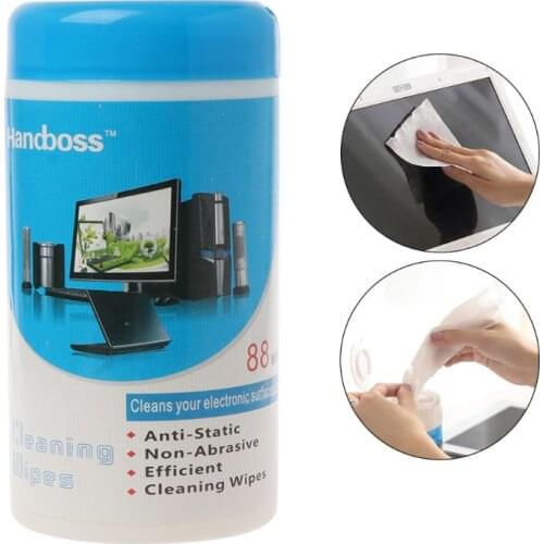 88Pcs/lot Computer LCD TV mobile phone screen camera Lens cleaning wipes Whosale&Dropship