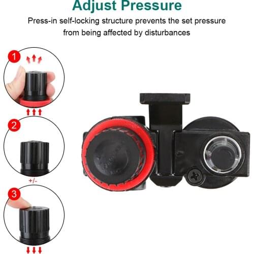 Air Compressor Oil Water Separation Meter Air Treatment Unit AFC 2000 Regulator Trap AFR 2000+AL 2000 G1/4"