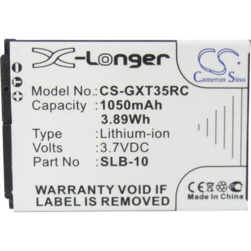 Cameron Sino 1050mAh battery for TRUST GXT 35 Wireless Laser Gaming Mouse Trust GXT 35 SLB-10