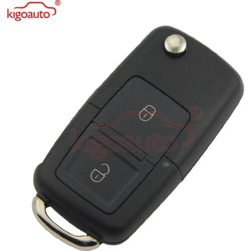 Auto Remote key 2 button HU66 434Mhz 50W 1JO 959 753 N for VW Bora Seat Ibiza Skoda Octavia 2000 kigoauto