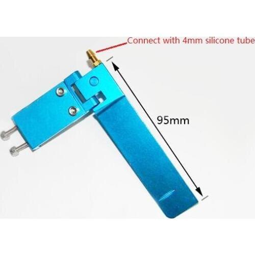 Free Shipping Metal Water Tail Rudder Steering wheel with Brass faucets for RC Boat O yacht spare parts 75mm 95mm