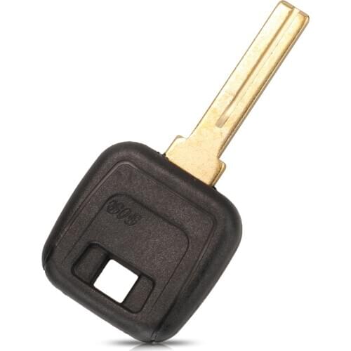 Bilchave 10pcs Transponder Car Key For Volvo S40 V40 D30 S60 S80 XC90 XC60 Blank Key Case With Uncut NE66 Blade Replacement