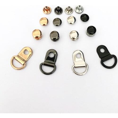 10pcs/Lot D Ring Buckle Hiking Climbing Boots Practical Repair Buckles DIY Craft Bags Leather Decorative Accessories Wholesale