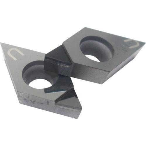 DCGT11T302 2pcs Cutting Tools For Aluminum CNC Polishing Clearance Inserts for Aluminum Machining CNC Tools AL +TIN Alloy wood