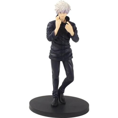 21cm Anime Jujutsu Kaisen Gojo Satoru Teacher PVC Action Figure Collection Hot Cartoon Model Toy Doll Brinquedos