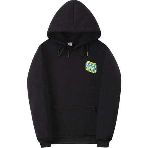 Harajuku Anime Mens and Womens Pullover Hooded Sweatshirt Jogging Sweatshirt Hip Hop Streetwear with Milk Print Mens NewS-3XL