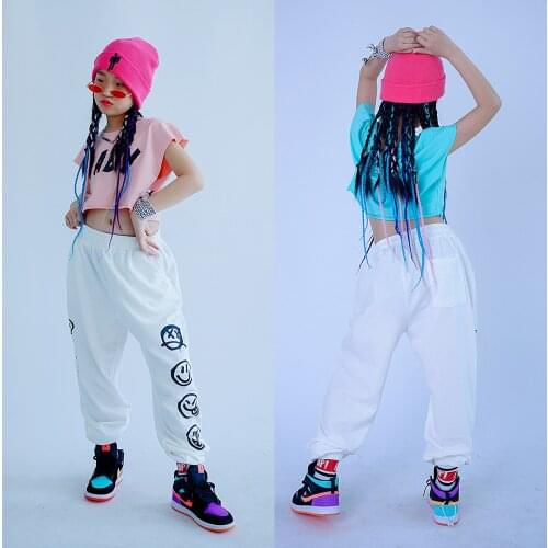 Girls Jazz Dance Costumes ChildrenS Models Catwalk Hiphop Performance Costumes Practice Clothes Hip Hop Dance Clothes DQS6974
