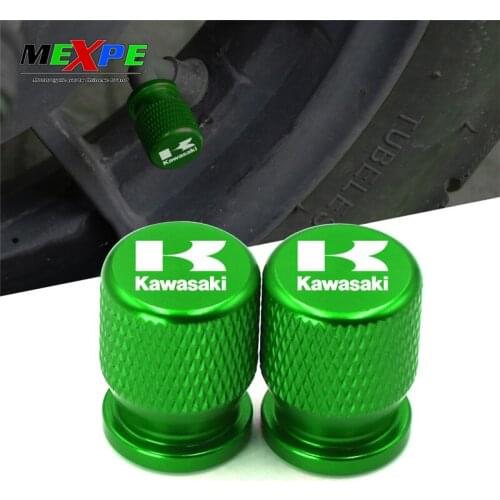 Motorcycle tire valve cover suitable for Kawasaki ER6N ER6F VERSYS650/1000/300 ZX6R ZX10R VULCANS650 ZX25R CNC aluminum alloy