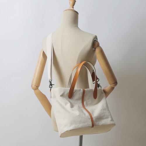 M409 Large Capacity 4 Color Black 2020 Summer New Female Canvas Bag Zipper Dumpling Type Female Bag Casual Commuter Canvas Bag