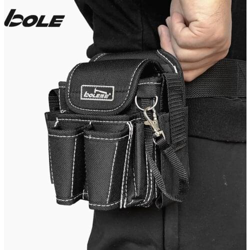 DR Small Tool Waist Bag, Special Waist Bag For Thickened Waterproof Multimeter Multi-functional Electrician Tool Bag