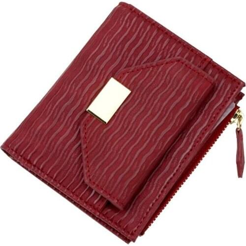 Multifunction Wallet Women Small Pu Leather Lady Coin Purse Simple Casual Short Female Wallet Brand Designer Women Purse Pocket