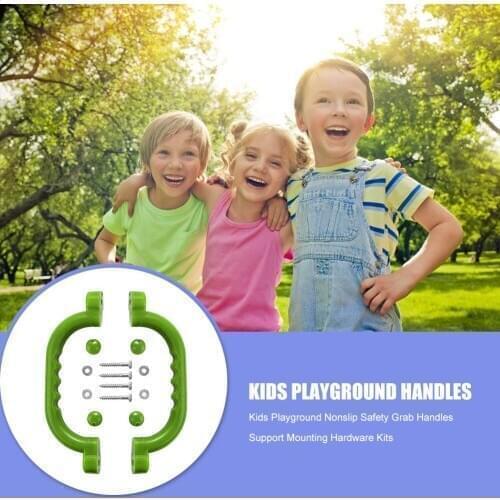 Antislip Safety Grab Handle Kids Playground Climbing Frame Swing Toy Support Kit for Children Early Learning Supplies